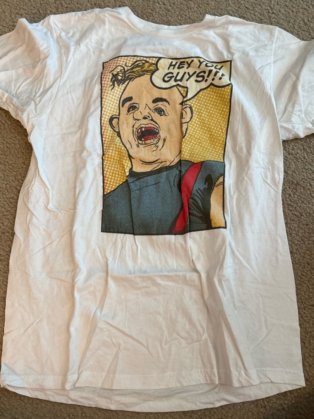 The Goonies SLOTH comic strip shirt